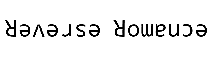 Reverse Romance Font
