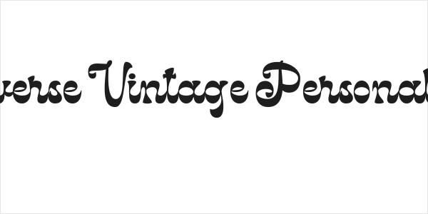 Reverse Vintage Personal use Logo