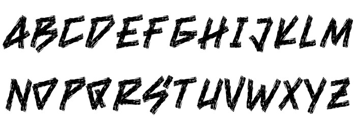 Reverse Font LOWERCASE
