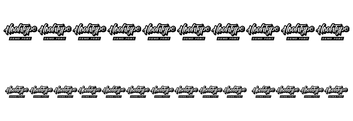 Reversed Demo Bold Font OTHER CHARS