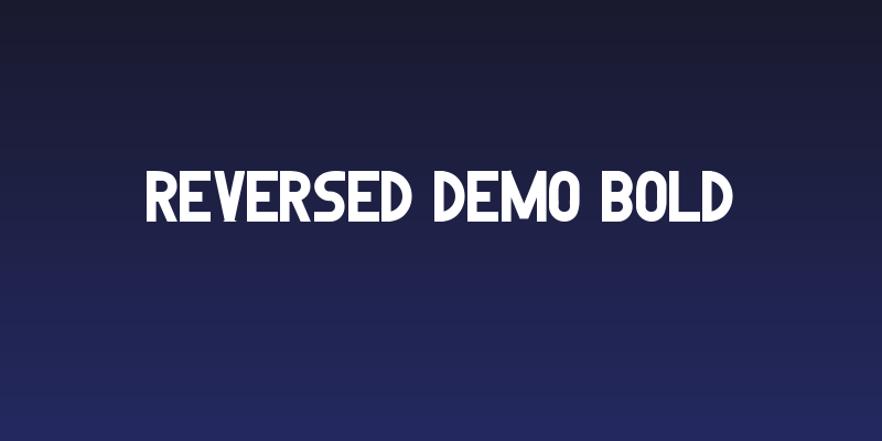 Reversed Demo Bold Social Header