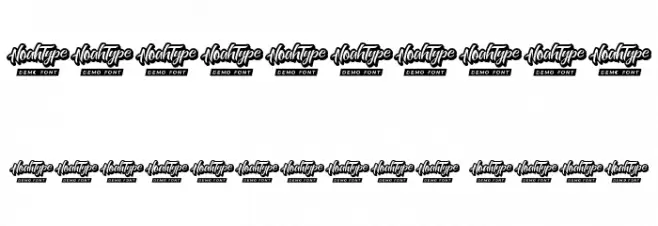 Reversed Demo Font OTHER CHARS