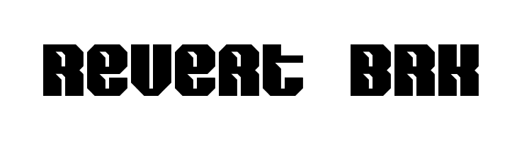 Revert BRK Font
