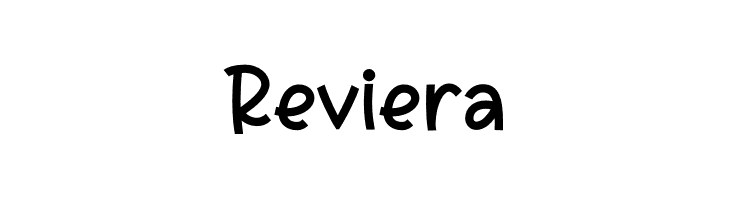 Reviera  免费字体下载