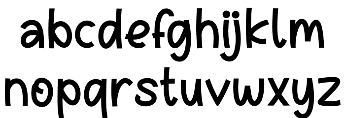 Reviera Font LOWERCASE
