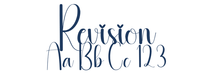 Revision Font Preview