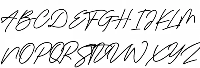 Revisthond Script Schriftart Groß