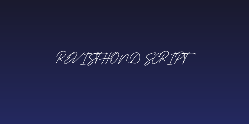 Revisthond Script Social Header