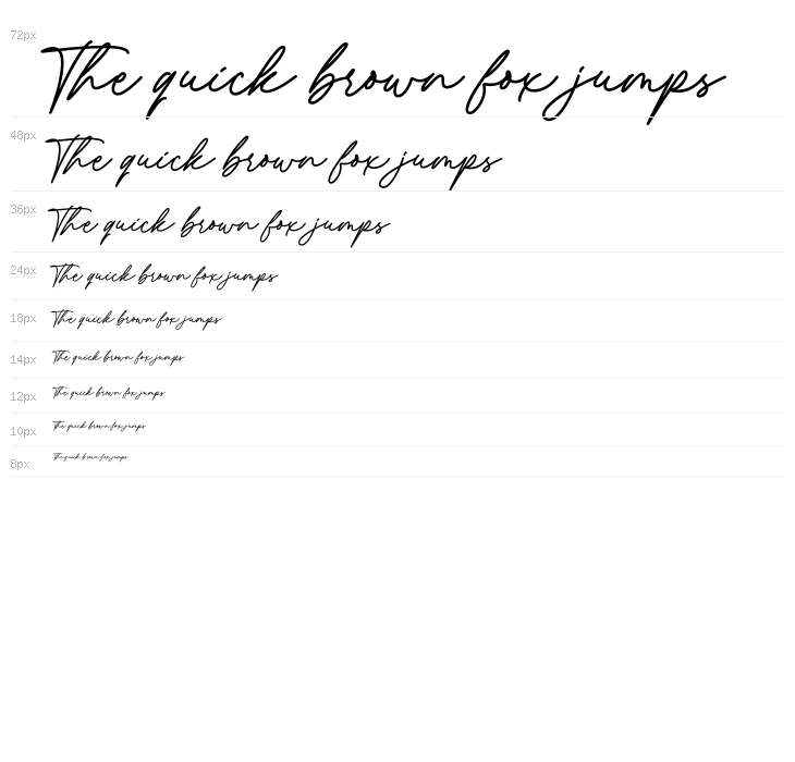 Revisthond Script Waterfall