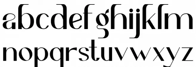 Revivalisem-demo Regular 字体 小写