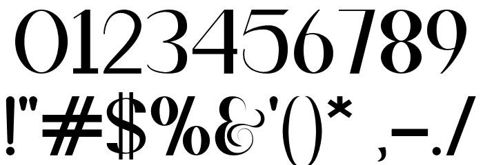 Revivalisemdemo-Regular Font OTHER CHARS