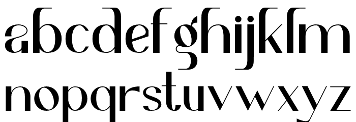 Revivalisemdemo-Regular Font LOWERCASE