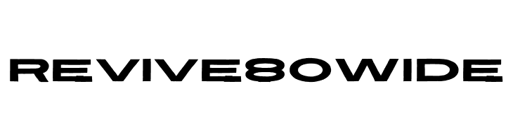 Revive 80 Wide  Fuentes Gratis Descargar