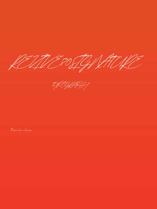 Revive80Signature Poster