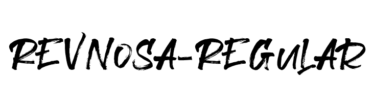 Revnosa-Regular  Free Fonts Download