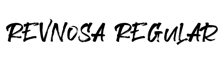 Revnosa Regular  les polices de caractères gratuit tlcharger