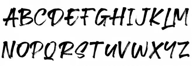 Revnosa-Regular Font UPPERCASE