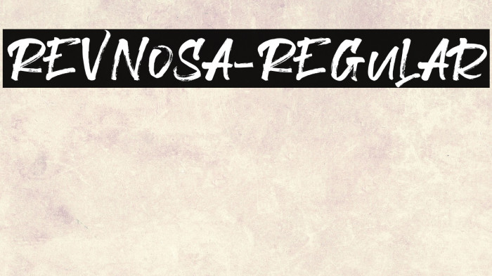 Revnosa-Regular Example 1
