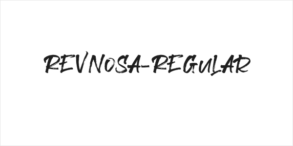 Revnosa-Regular Logo