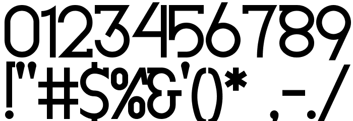 Revo!` Font OTHER CHARS