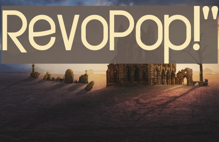 RevoPop!` Font examples
