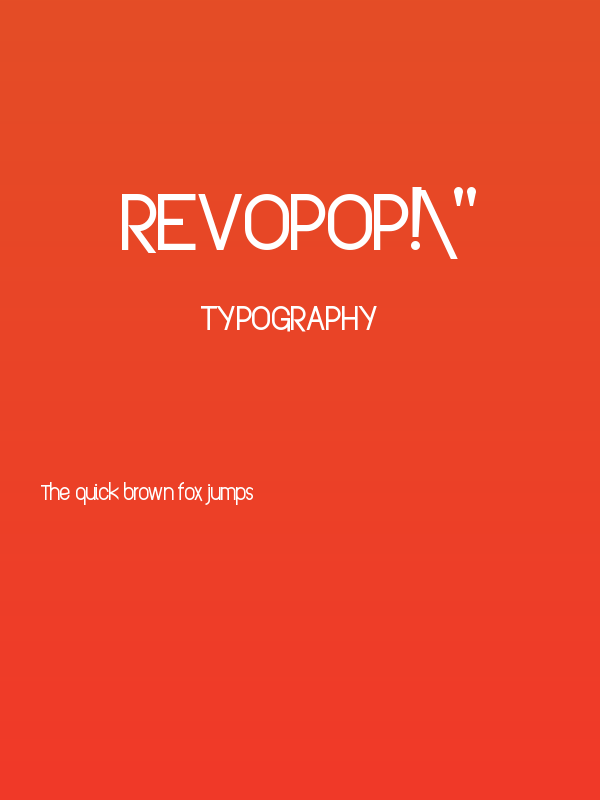 RevoPop!" Poster