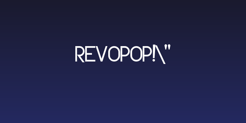 RevoPop!" Social Header
