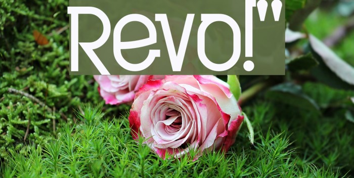 Revo!` Font examples