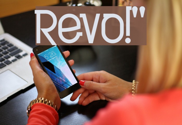 Revo!` Font examples