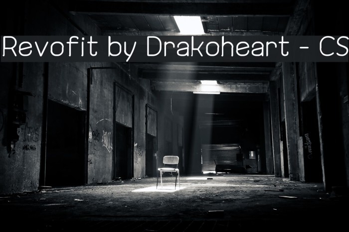 Revofit by Drakoheart - CS Font examples