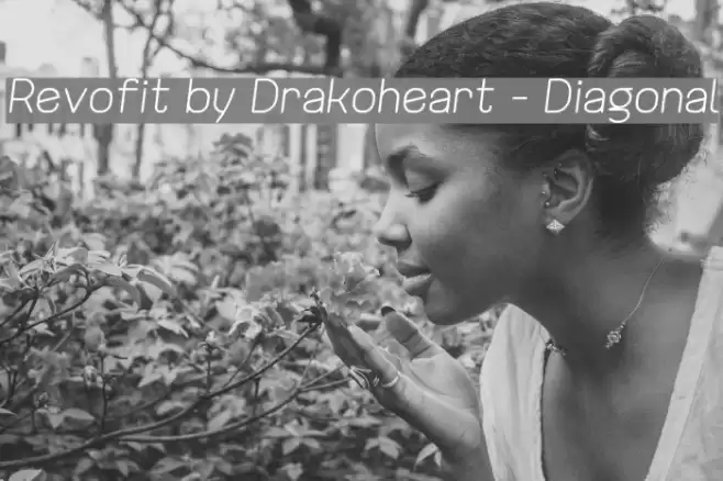 Revofit by Drakoheart - Diagonal Font examples