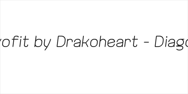 Revofit by Drakoheart - Diagonal Logo