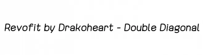 Revofit by Drakoheart - Double Diagonal  لخطوط تنزيل