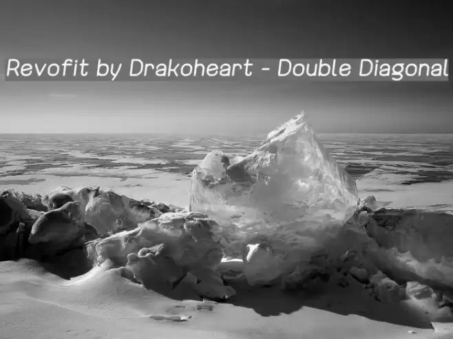 Revofit by Drakoheart - Double Diagonal フォント examples