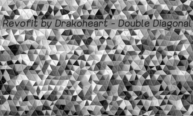 Revofit by Drakoheart - Double Diagonal フォント examples