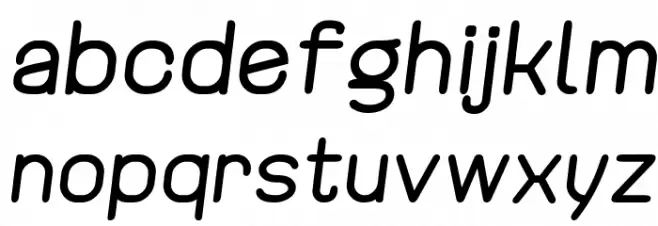 Revofit by Drakoheart - Double Diagonal フォント 小文字