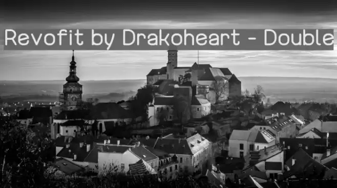 Revofit by Drakoheart - Double フォント examples