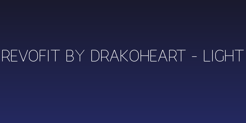 Revofit by Drakoheart - Light Social Header