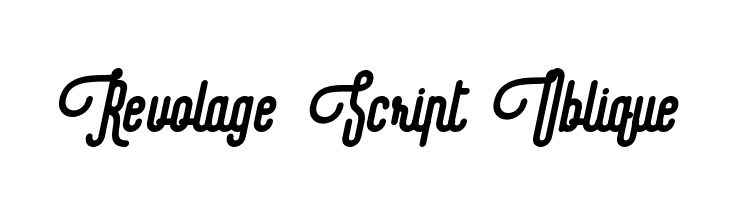 Revolage Script Oblique  Descarca Fonturi Gratis