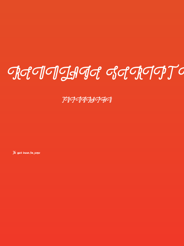 Revolage Script Oblique Poster