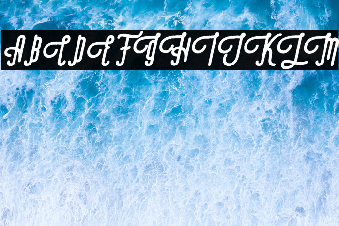 Revolage Script Rough Oblique Example 3