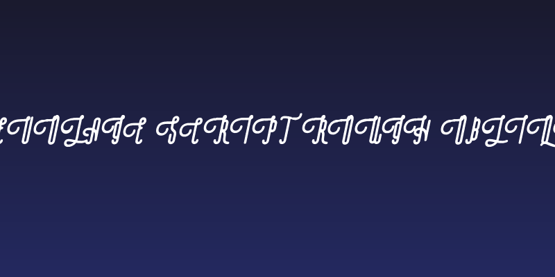 Revolage Script Rough Oblique Social Header