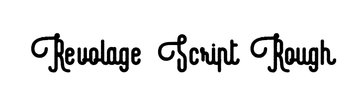 Revolage Script Rough  les polices de caractères gratuit tlcharger