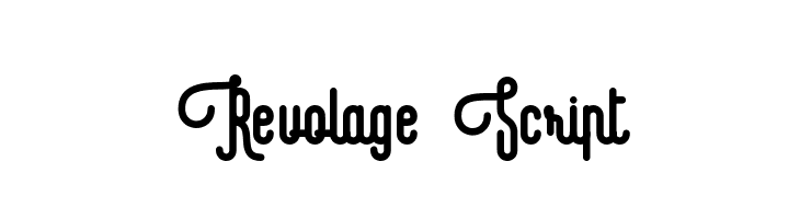 Revolage Script  Fuentes Gratis Descargar