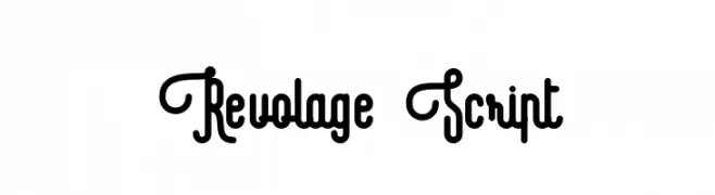 Revolage Script  Frei Schriftart Herunterladen