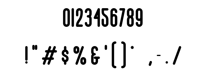 Revolage Script Font OTHER CHARS