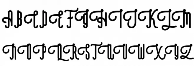 Revolage Script Polices MAJUSCULES