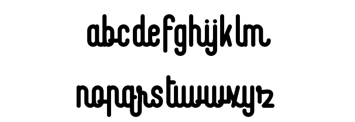 Revolage Script Font LOWERCASE