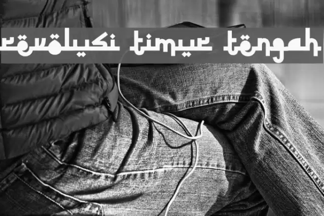 Revolusi Timur Tengah Font examples