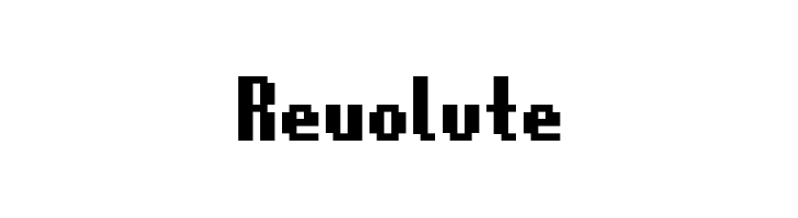 Revolute  baixar fontes gratis